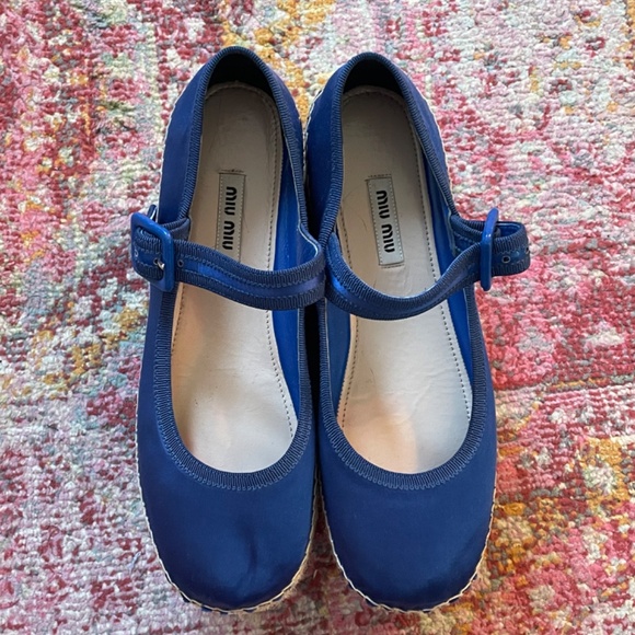 Miu Miu satin Mary Jane Espadrille - Picture 2 of 5